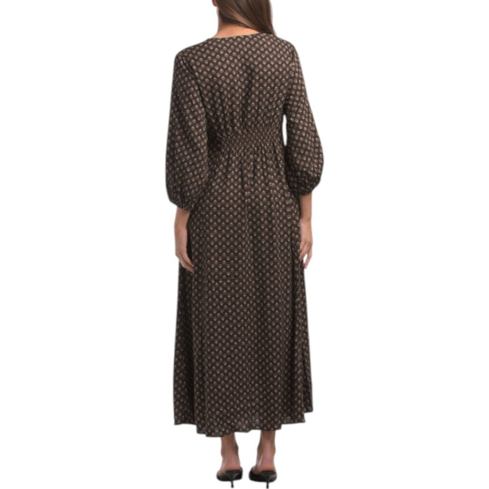 MAX STUDIO Three-quarter Sleeve Maxi Dress - Picture 2 of 5